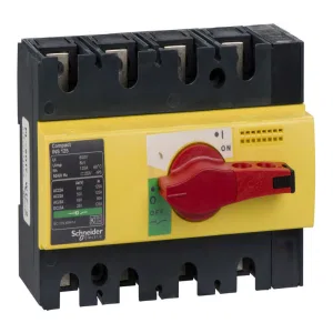 Рубильник Schneider Electric Interpact INS 125А 4P, фронтальное исполнение (ШНАЙДЕР) Рубильник Schneider Electric Interpact INS 125А 4P, фронтальное исполнение (ШНАЙДЕР)