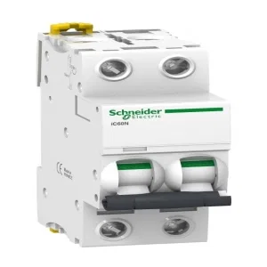 Schneider Electric Acti 9 A9F74202 автоматический выключатель iC60N, 2P, 2 А, C, 50 кА (ШНАЙДЕР) Schneider Electric Acti 9 A9F74202 автоматический выключатель iC60N, 2P, 2 А, C, 50 кА (ШНАЙДЕР)