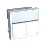 Накладка 1xKeystone Schneider Electric ALTIRA, скрытый монтаж, полярно-белый, ALB44380
