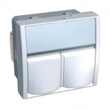 Schneider Electric ALB45325N розетка телефонная RJ45 Cat.5, белая