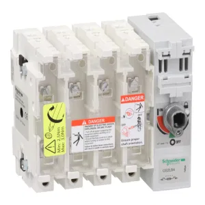 Рубильник с предохранителем Schneider Electric TeSys GS 160А 4P, B1, B2 (ШНАЙДЕР) Рубильник с предохранителем Schneider Electric TeSys GS 160А 4P, B1, B2 (ШНАЙДЕР)