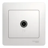 Розетка TV Schneider Electric GLOSSA, одиночная, белый