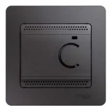 Schneider Electric GSL001338 Термостат для теплого пола с датчиком, графит