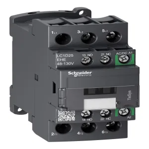 КОНТАКТОР D 3P AC3 440В 25A, КАТУШКА УПР. 48-130В AC/DC, ЗАЖИМ ПОД ВИНТ (ШНАЙДЕР) КОНТАКТОР D 3P AC3 440В 25A, КАТУШКА УПР. 48-130В AC/DC, ЗАЖИМ ПОД ВИНТ (ШНАЙДЕР)