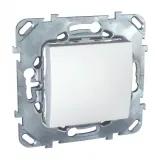 Schneider Electric MGU5.206.18ZD Выключатель 1-клавишный кнопочный, скрытый монтаж, белый