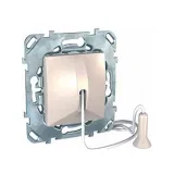 Schneider Electric Unica MGU5.226.25ZD - выключатель со шнуром, бежевый