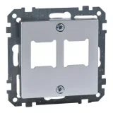 Schneider Electric MERTEN SYSTEM M MTN291260 (накладка на информационную розетку, алюминий)
