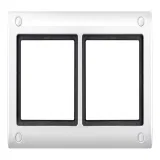 Рамка 2 поста Schneider Electric MERTEN AQUADESIGN IP44, полярно-белый