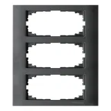 Schneider Electric MTN4030-3614, 3-постовая рамка, антрацит