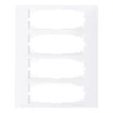 Schneider Electric MTN4040-3625, 4-постовая рамка Merten M-Pure, белый бриллиант