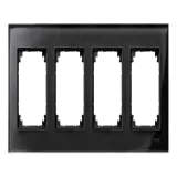 Рамка 4 поста Schneider Electric MERTEN M-ELEGANCE, черный оникс MTN404403