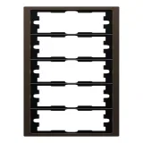 Рамка 5 постов Schneider Electric MERTEN D-LIFE (мокко) MTN4050-6552
