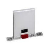 Клавиша с линзой Schneider Electric MERTEN SYSTEM DESIGN, алюминий