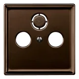 Schneider Electric Merten System Design MTN4123-4015 - накладка для ТВ/радио розетки, коричневый