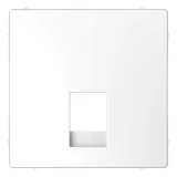 Schneider Electric MERTEN D-LIFE MTN4215-6035 — накладка на информационную розетку RJ11/RJ12, белый лотос