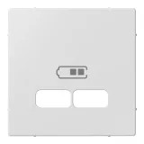 Schneider Electric Merten System M накладка на USB-розетку MTN4367-0325, активно-белый