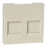 Schneider Electric Merten System M MTN4562-0344 - накладка на информационную розетку, бежевый