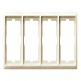 Рамка 4 поста Schneider Electric MERTEN ARTEC, бежевый блестящий