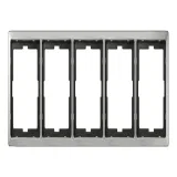 Schneider Electric MTN481546 Рамка Merten Artec на 5 постов, стальная