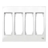 Рамка 4 поста Schneider Electric MERTEN M-PLAN, полярно-белый MTN515419