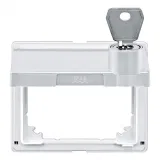 Schneider Electric MERTEN AQUADESIGN MTN516319 (крышка для розетки SCHUKO с заземлением, с крышкой, белый)