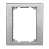 Рамка 2 поста Schneider Electric MERTEN M-PLAN, алюминий, MTN587360