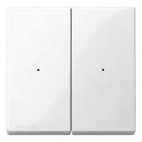 Клавиша двойная Schneider Electric MERTEN SYSTEM M, полярно-белый