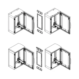 КОМПЛ. ДЛЯ ГОРИЗ.СОЕД. ШКАФОВ PLA15x3 (ШНАЙДЕР) КОМПЛ. ДЛЯ ГОРИЗ.СОЕД. ШКАФОВ PLA15x3 (ШНАЙДЕР)
