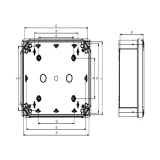 ПЛАСТ.КОРОБКА 116X74X62 PK-UL IP66