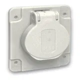 Schneider Electric PratiKa PKS61G панельная розетка, 10/16 А, IP54, 65 x 85 мм