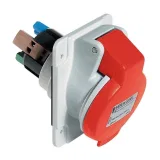 Schneider Electric PratiKa PKY32F435 розетка панельная угловая, 32 А, 3P+N+PE, IP44, 380-415 В