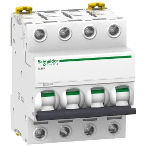 Schneider Electric Acti 9 iC60N A9F79425 Автоматический выключатель 4 полюса, 25 А, тип C, 6 кА (ШНАЙДЕР) Schneider Electric Acti 9 iC60N A9F79425 Автоматический выключатель 4 полюса, 25 А, тип C, 6 кА (ШНАЙДЕР)