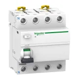 Schneider Electric A9R15463 Устройство защитного отключения (УЗО) Acti 9 iID, 4 полюса, 63 А, 300 мА-S, AC-тип, электронное, белый