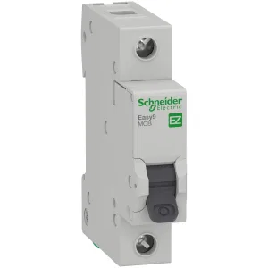 Schneider Electric EZ9F14106 автоматический выключатель Easy9, 1 полюс, 6 A, тип B, 4,5 kA (ШНАЙДЕР) Schneider Electric EZ9F14106 автоматический выключатель Easy9, 1 полюс, 6 A, тип B, 4,5 kA (ШНАЙДЕР)