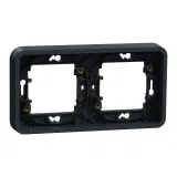 Schneider Electric Mureva Styl рамка 2 поста MUR34101 SE, горизонтальная, антрацит, IP55
