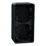 Schneider Electric Mureva Styl MUR37912 бокс для накладного вертикального монтажа, 2 поста, антрацит, IP55