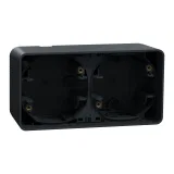 Schneider Electric Mureva Styl MUR37914 бокс для накладного монтажа, 2 поста, антрацит, IP55