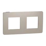 Schneider Electric Unica Studio NU280428 Рамка 2 поста, песочный/антрацит