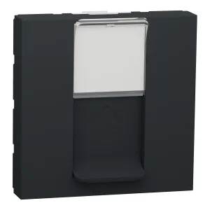 NU341754 SE UNICA MODULAR РОЗЕТКА компьютерная, RJ45, одиночная, кат. 6 STP, 2 модуля, АНТРАЦИТ (ШНАЙДЕР) NU341754 SE UNICA MODULAR РОЗЕТКА компьютерная, RJ45, одиночная, кат. 6 STP, 2 модуля, АНТРАЦИТ (ШНАЙДЕР)