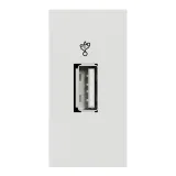 Schneider Electric NU342918 USB-коннектор, 1 модуль, белый