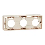 Schneider Electric NU800644 UNICA NEW коробка для открытой установки, 3-постовая, бежевый
