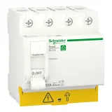 Schneider Electric Resi9 R9R65463 (УЗО) Устройство защитного отключения, 4 полюса, 63 A, 300 мА, тип A, ширина 4 DIN-модуля