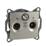 Schneider Electric SDN3501368 розетка TV/SAT оконечная, титан