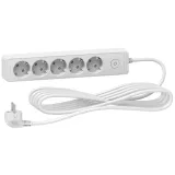 Schneider Electric UNICA EXTEND ST9455W удлинитель 5 розеток, 5 м, белый